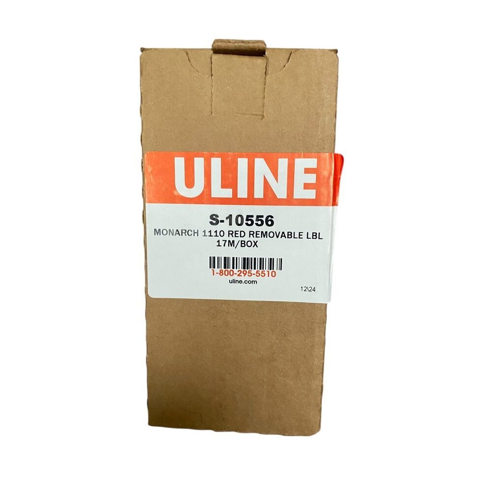 Uline Monarch 1110 Red Removable Labels 17M Roll Box Avery‎ Dennison New